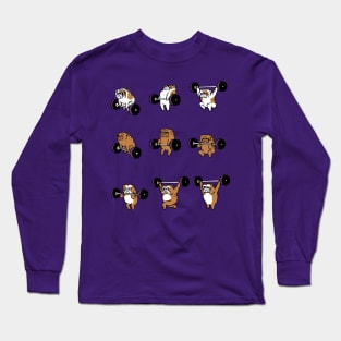 OLYMPIC LIFTING English Bulldog Long Sleeve T-Shirt